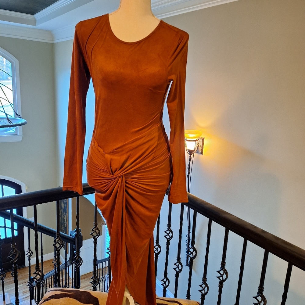 Hot and Delicious Womens Dress Size Small Brown